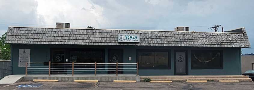 Yoga Studio Satya from the parking lot